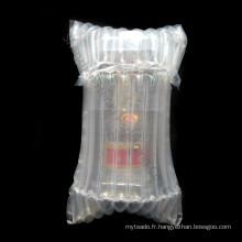 Sac à bulles d&#39;air en plastique pour bouteille fragile